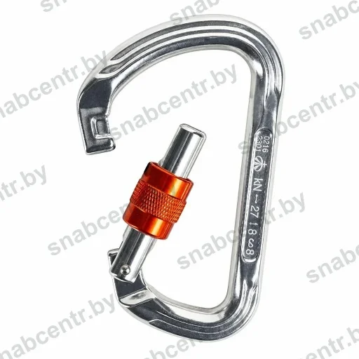 ver 0216 Карабин алюминиевый с муфтой (Keylock), 27 кН — превью 3