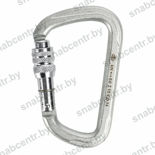 ver 0225 Карабин стальной люкс с муфтой (Keylock), 50 кН