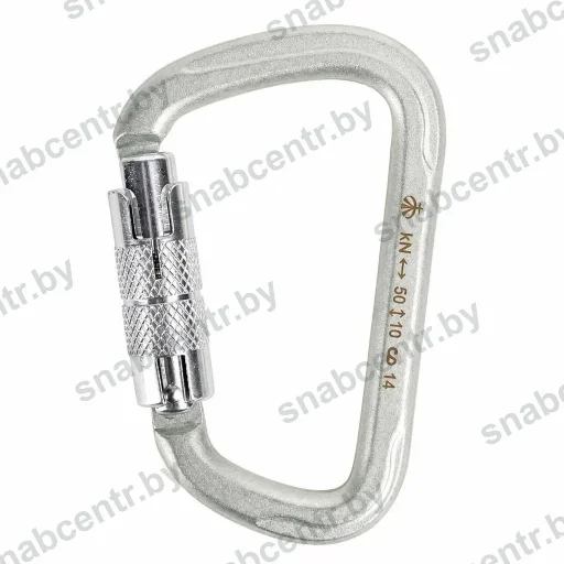 ver 0226 Карабин стальной люкс автомат (Keylock), 50 кН