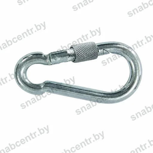 Карабин с фиксатором М8 DIN 5299D, 2,3 кН